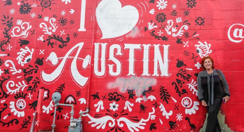 Mural I Love Austin